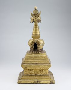 ストゥーパ、17世紀後半から18世紀初頭 作： Tibetan School
