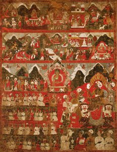 サンカ（シルク塗装） 作： Tibetan School
