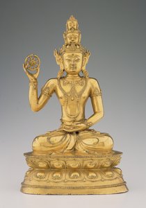 Vajrasattvadhatu Lokesvara（金銅合金） 作： Tibetan School