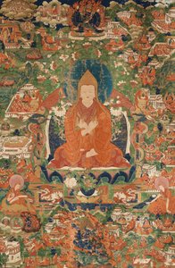 ツォンカパ、18世紀末～19世紀初頭。 作： Tibetan culture.