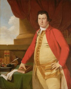 未知の男、c.1764-69（キャンバスに油彩） 作： Tilly Kettle