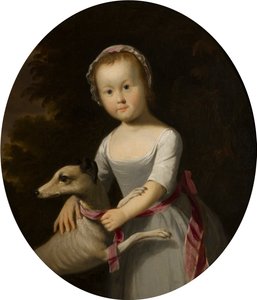子供の頃のミス・シャーロット・ブリッジマンの肖像（1800-1877）、1805-15年頃（キャンバスに油彩） 作： Tilly Kettle