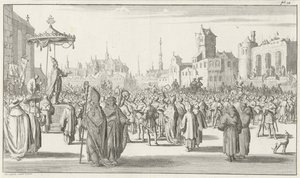 教皇ウルバヌス 2 世が第 1 回十字軍を説く、1683 年 作： Timotheus Ten Hoorn