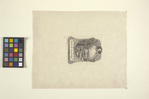 Calvin Coolidgeのブックプレート（インク） 作： Timothy Cole