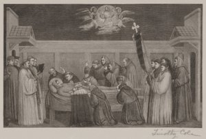 聖フランシスコの死 作： Timothy Cole
