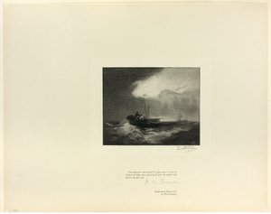 オールド イングリッシュ マスターズより、ヤーマス沖の漁船 作： Timothy Cole