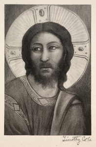 古いイタリアのマスター：キリストの頭、1888年から1892年。 作： Timothy Cole