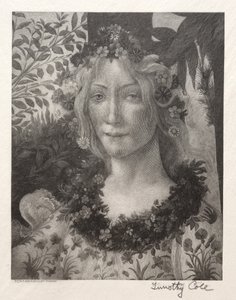 古いイタリアのマスターズ：フローラの頭、1888年から1892年。