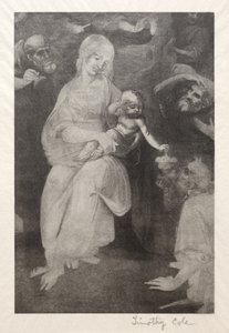 古いイタリアの巨匠：マドンナと子供、1888年から1892年。 作： Timothy Cole