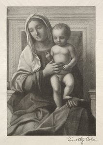 古いイタリアの巨匠：マドンナと子供、1888年から1892年。
