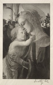 古いイタリアのマスター：マドンナと子供、1890。