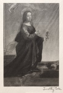 古いイタリアの巨匠：メアリーマグダーレン、1889年。 作： Timothy Cole