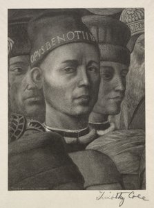 オールドイタリアマスターズ：ベノッツォゴッツォーリの肖像画、1888年-1892年。 作： Timothy Cole