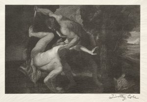 古いイタリアの巨匠：アベルの死、1892年。