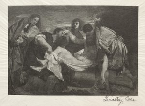古いイタリアのマスター：墓、1889年。 作： Timothy Cole