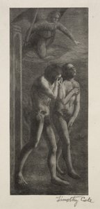 オールドイタリアンマスターズ：パラダイスからの追放、1888年。 作： Timothy Cole