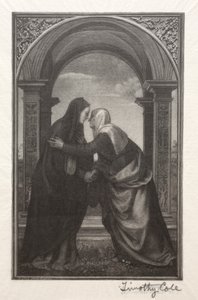 古いイタリアのマスター：面会、1888-1892。 作： Timothy Cole