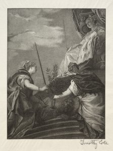 古いイタリアの巨匠：ヴェネツィアの即位、1888年から1892年。 作： Timothy Cole