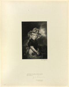 オールド イングリッシュ マスターズより、ジョージ 3 世の娘ソフィア王女 作： Timothy Cole