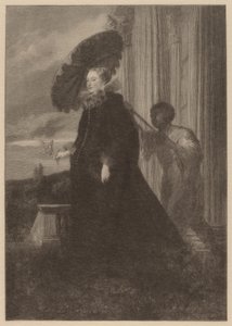 ニコラ・カッタネオ侯爵夫人、エレナ・グリマルディ侯爵夫人 作： Timothy Cole after Sir Anthony van Dyck