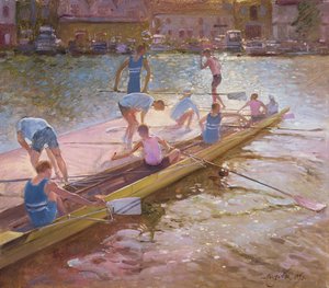 1993年ヘンリー、ラフトにて 作： Timothy Easton