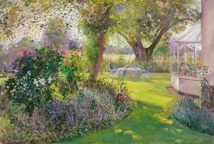 グレートオークの下のお茶、1991 作： Timothy Easton