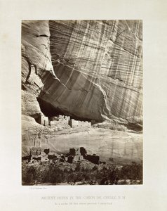 ニューメキシコ準州、カニョン・デ・シェルの古代遺跡 作： ティモシー・H・オサリバン