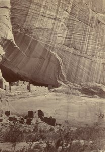 ニューメキシコ州カニオンデシェレの古代遺跡 作： Timothy H. OSullivan