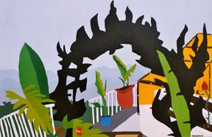 The entrance, 2006, 油彩・キャンバス 作： Timothy Nathan Joel