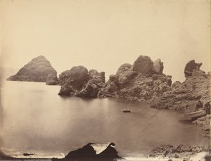 1867年、ネバダ州ピラミッド湖、トゥーファ・ドーム（写真） 作： ティモシー・オサリバン