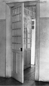 オープンドア、メキシコシティ、c.1925 作： Tina Modotti