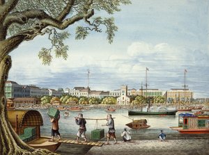 広東の洪族 1852年頃（紙にグワッシュ） 作： ティンクア