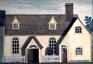 チャペルのモデル、ハルステッド コングリゲート教会、エセックス 作： Tirzah Ravilious