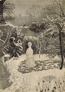 雪女（水彩）