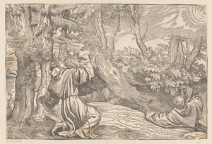 聖フランシスコは聖痕を受ける 作： Titiaan