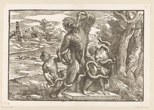 Laocoönグループの似顔絵 作： Titiaan