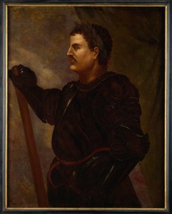 クラウディウス・シーザー（キャンバスに油彩） 作： Titian (c.1488 1576) (after)