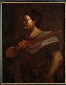 フラウィウス・ドミティアヌス（キャンバスに油彩） 作： Titian (c.1488 1576) (after)