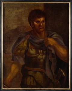 ネロ・クラウディウス（キャンバスに油彩） 作： Titian (c.1488 1576) (after)