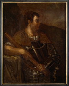 Silvius Otho（キャンバスに油彩） 作： Titian (c.1488 1576) (after)