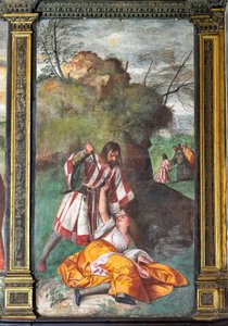 嫉妬深い夫の奇跡 作： Titian (c.1488 1576)