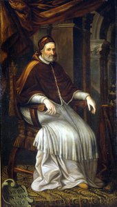ピウス4世（1499年〜1565年）。ビッゾゼーロによる絵画。ミラノ、カ・グランダ病院コレクション 作： Titian (c.1488 1576) (school of)