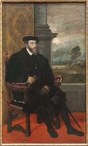 皇帝シャルル5世（ハプスブルク家のシャルル 作： Tiziano Vecelli