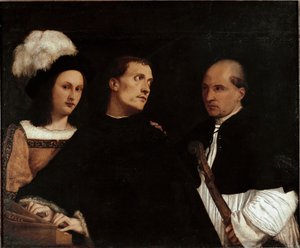 ザ・コンサート（または中断されたコンサート 作： Titian (c.1488 1576)