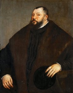 ジャン・フレデリック1世・ド・サックス - ジョン・フレデリック1世（1503-1554）（ザクセン選帝侯） - ティツィアーノ（1488-1576）。1550年頃、キャンバスに油彩。サイズ：103,5x83 cm。ヴィエンヌ美術史博物館 作： Tiziano Vecelli