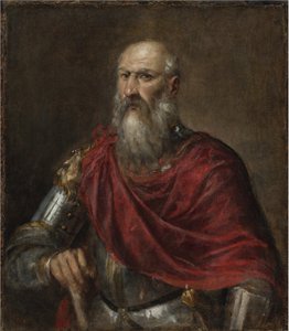 フランチェスコ・ドゥオード提督（1518-1592）の肖像、ティツィアーノ（1488-1576）作。キャンバスに油彩。サイズ：88,6x77 cm個人蔵 作： Tiziano Vecelli