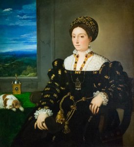 エレオノーラ・ゴンザガの肖像 作： Titian (c.1488 1576)