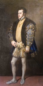 フィリップ2世の肖像 作： Titian (c.1488 1576)