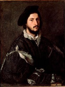 ヴィンチェンツォ・モスティの肖像 ティツィアーノ・ヴェチェッリオが描いた「ティツィアーノ」（約1490～1576年）と呼ばれる絵画 作： Tiziano Vecelli