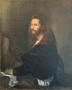 ミュージシャンの肖像 作： Titian (c.1488 1576)